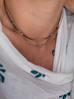 collier pierre argent 925 collier fin en pierre et argent 925