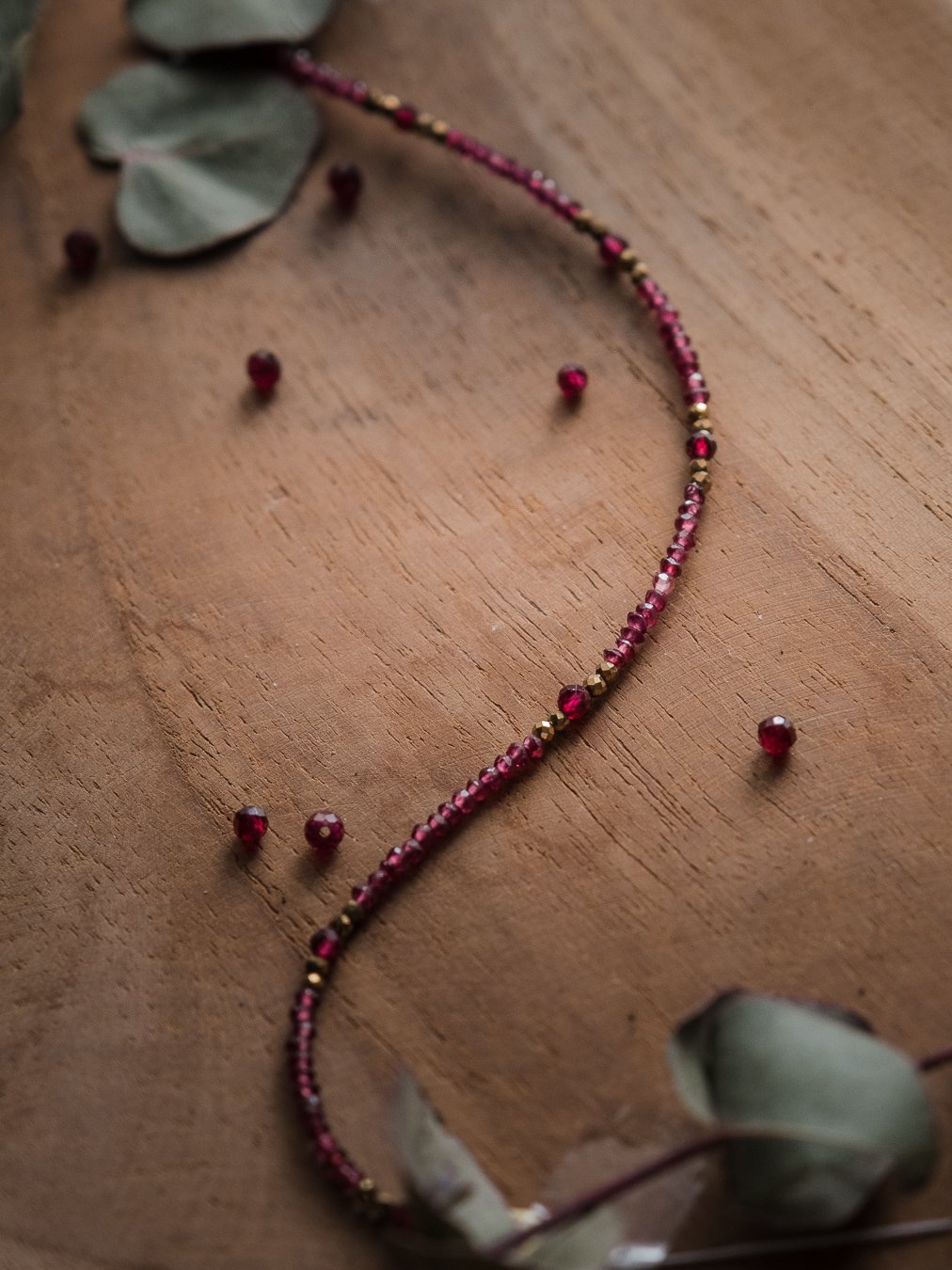 ARYA - rhodolite & hématite